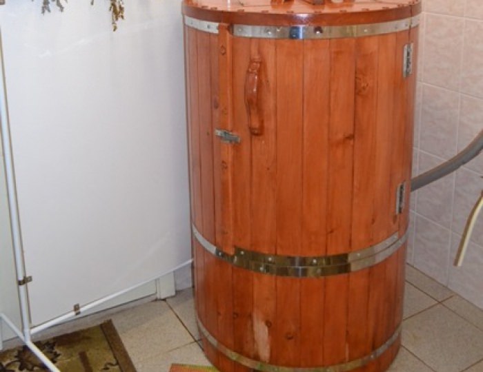 Сауна-мини кедровая бочка - Санаторий «Журавушка» Беларусь