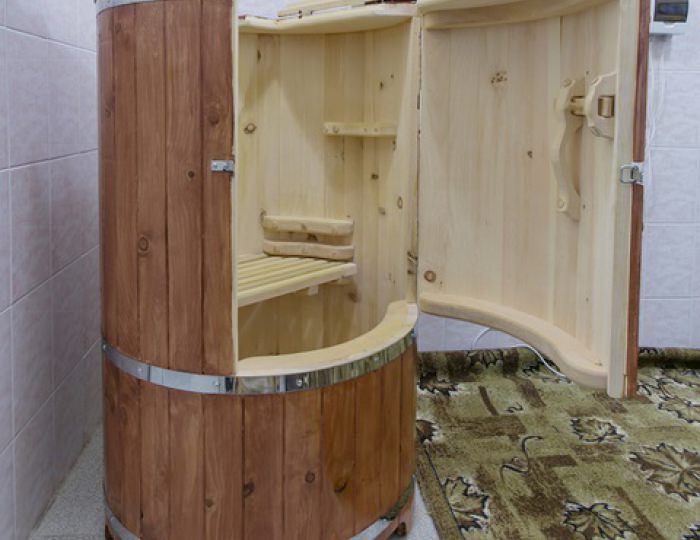 Сауна-мини кедровая бочка - Санаторий «Журавушка» Беларусь